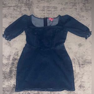 Denim Betsy Johnson Dress